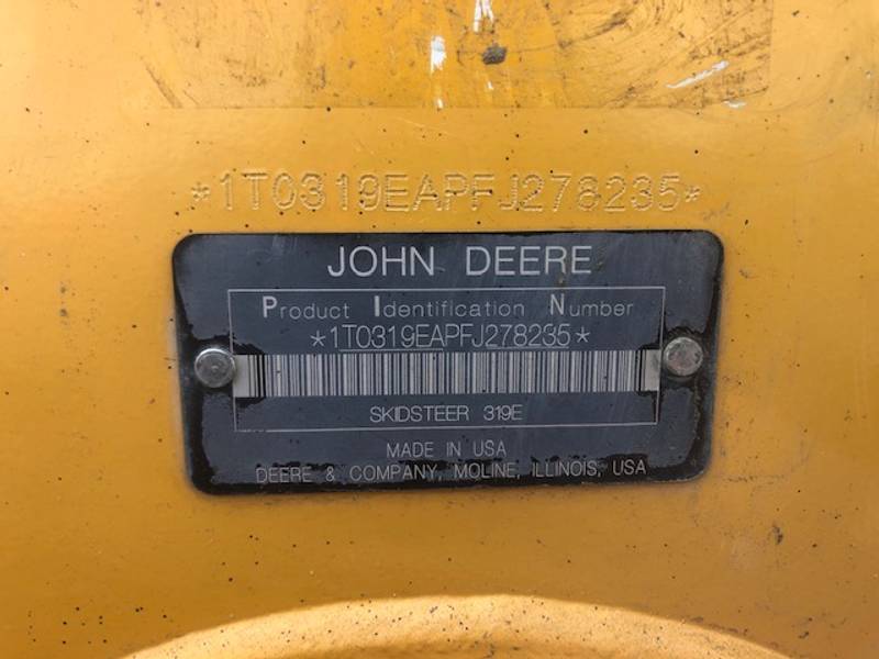 2015 John Deere 319E For Sale | Skid Steer | #FJ278235