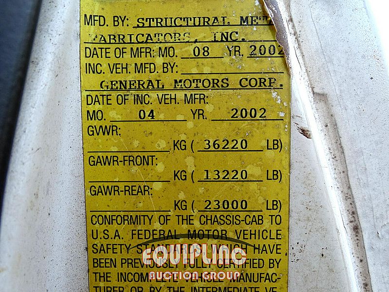 2002 GMC C7500 For Sale | Dump Truck | #JM512808