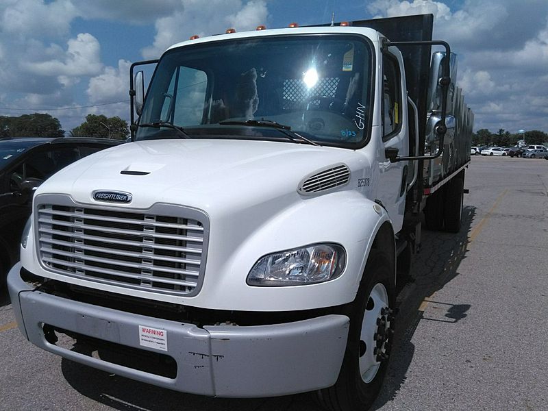 Wide Lower Angle Mirror For Freightliner M2 106 & 112 (2003-2019) - Black Aftermarket Replacement