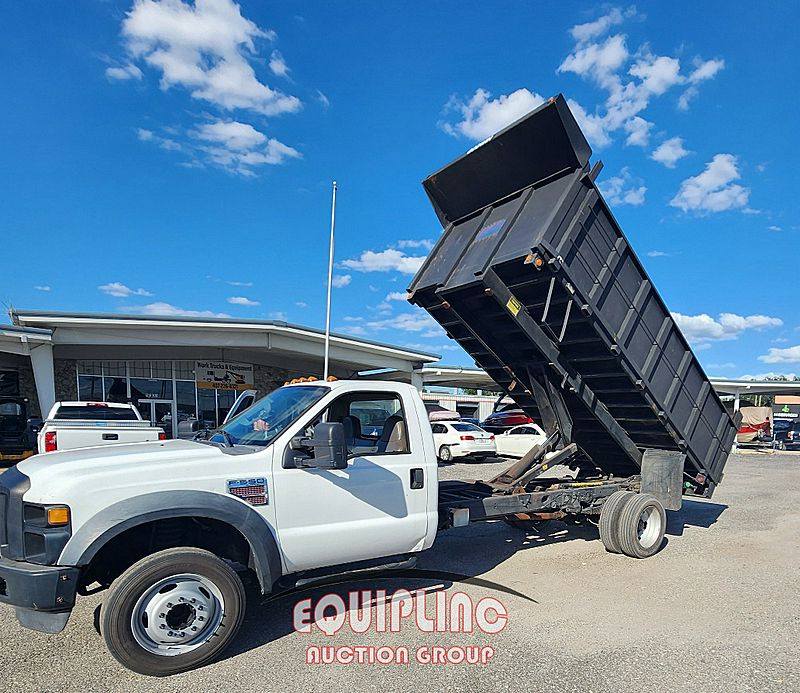 2009 Ford F550 For Sale Flatbed Dump JJ9EB11884