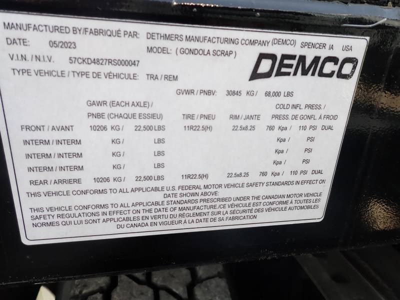 2024 Demco Products gondola