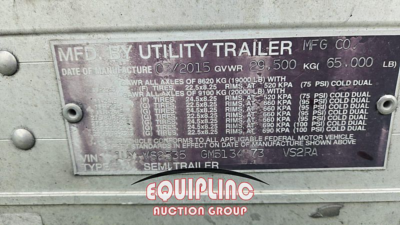 2016 Utility VS2RA