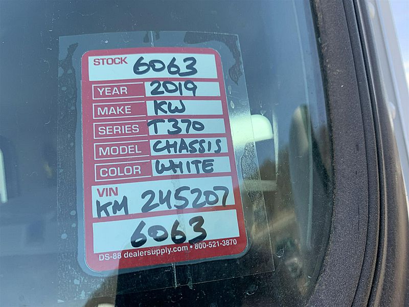 2019 Kenworth T370 For Sale | Cab & Chassis | #6063