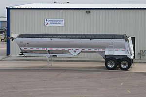 2014 Travis Frameless Aluminum End Dump