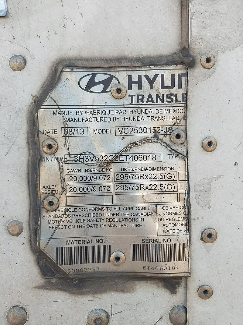 2014 Hyundai Dry Van