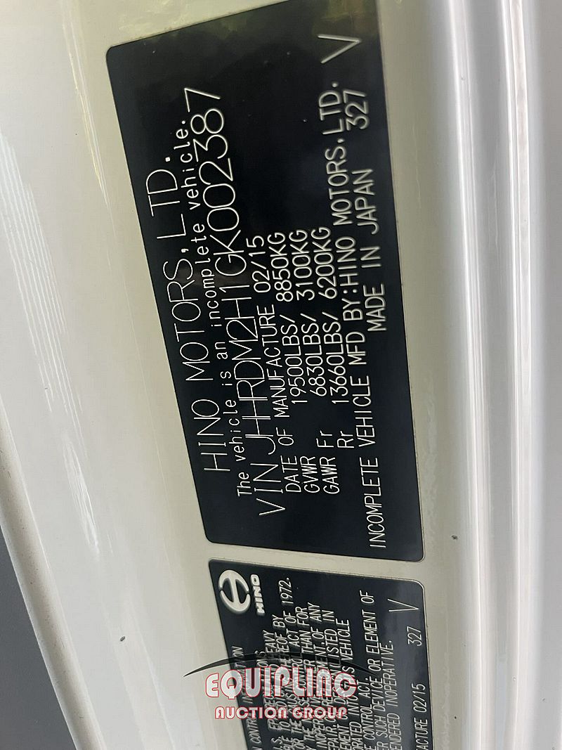 2016 Hino 195