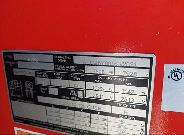 2023 LINDE E20S