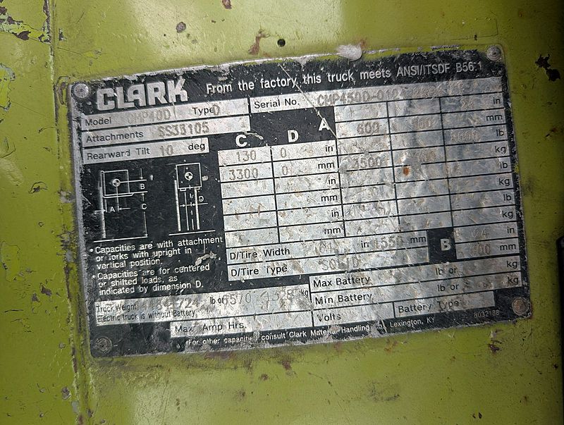 2011 Clark CMP40D
