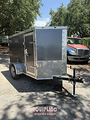 2026 CYNERGY CCL58SA S/A 8FT ENCLOSED TRAIL - Cargo Trailer