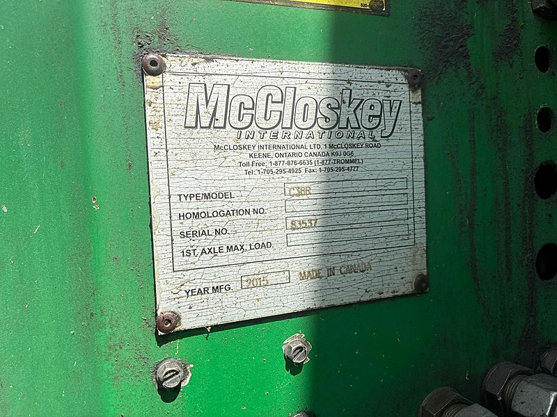 2015 McCloskey C38R