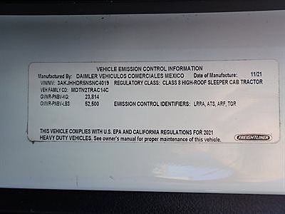 2022 Freightliner Cascadia