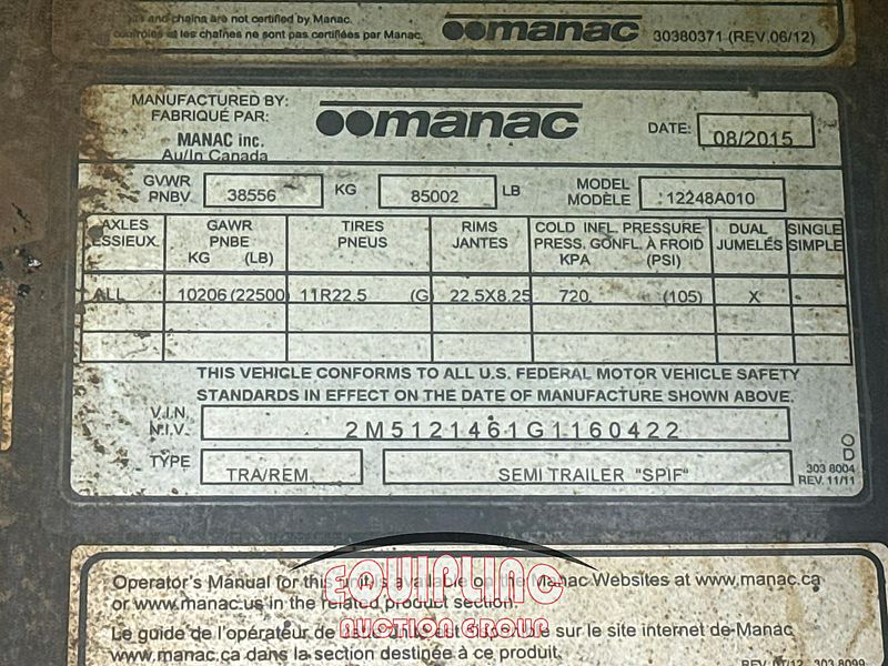 2016 Manac EXTENDABLE